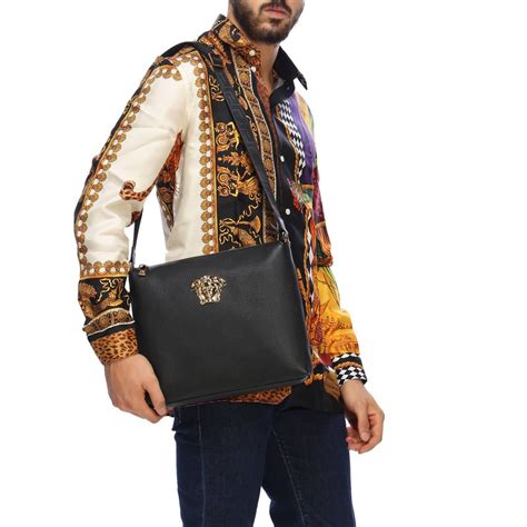 versace man complimentary bag|versace side bag men's.